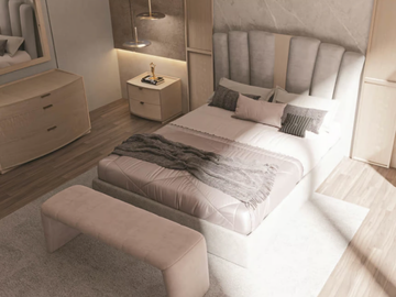 PHOENIX - Rectangular bedside table with drawers by CASA +39 - view 3